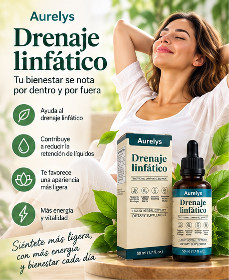 Aurelys | Drenaje Linfático Natural – Bienestar y Ligereza Diaria