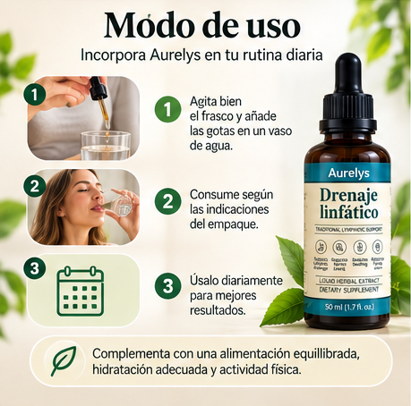 Aurelys | Drenaje Linfático Natural – Bienestar y Ligereza Diaria