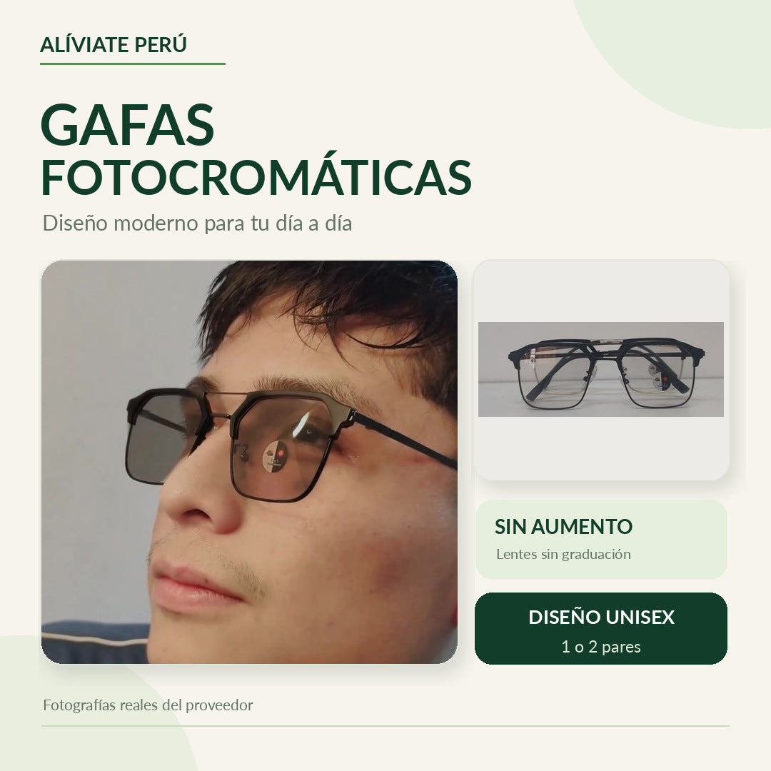 Gafas Fotocromáticas TR90 — 1 par